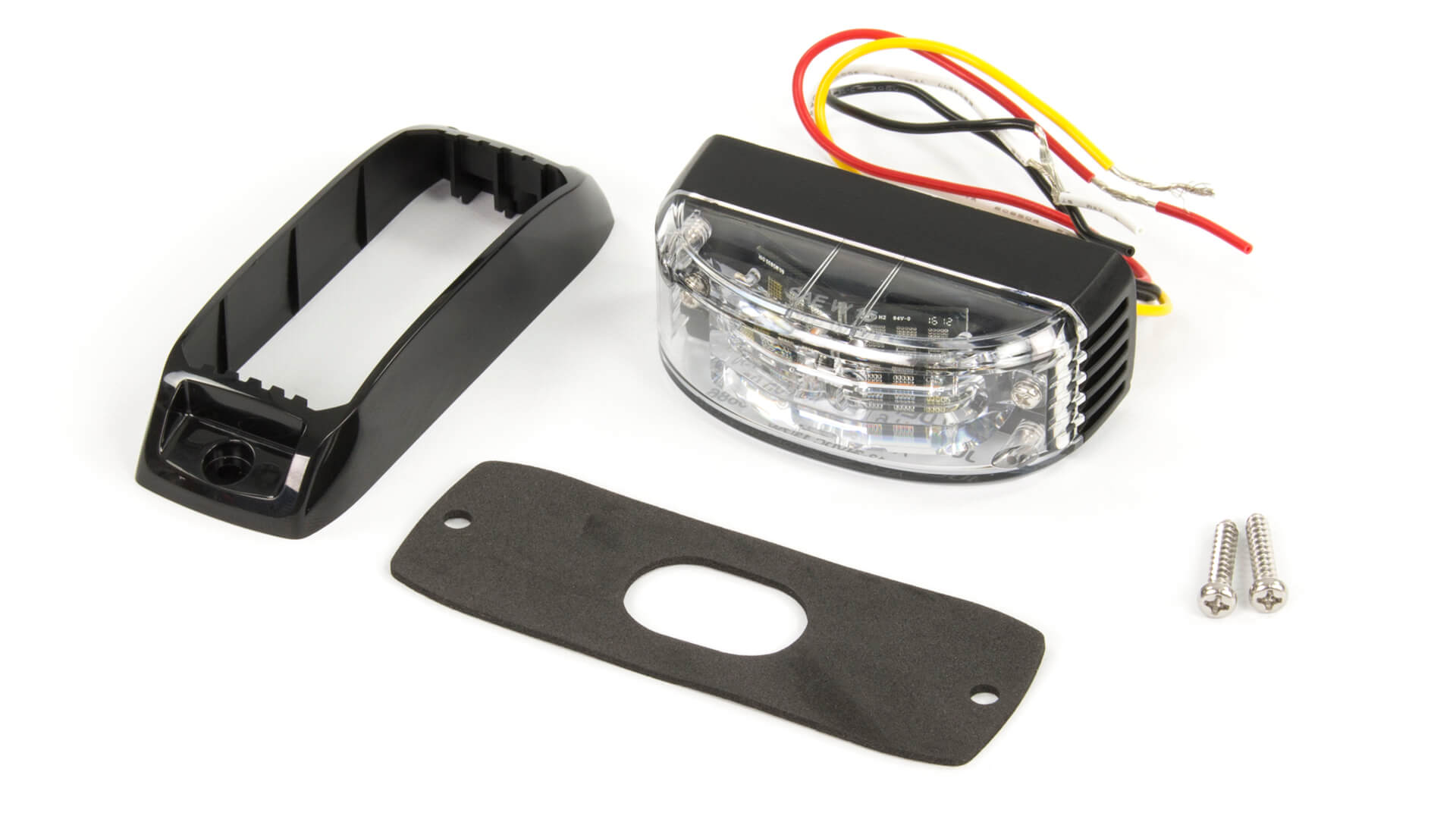 Cell2 - AL6 (M58) - ECE-R65 Class 1 Approved, with 6 High-power LEDs and a Versatile Surface Mount with or without bezel, which is suitable for all vehicle bodies and motorcycle storage boxes, 12~24VDC. Select from Amber, Blue, Red and White LEDs.